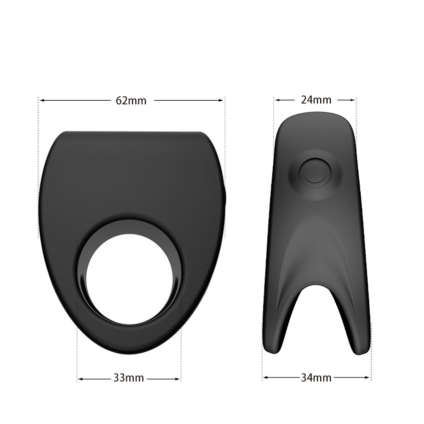 Premium Silicone Vibrating Training Masturbator Ring
