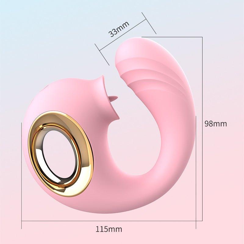 2 in 1 Clitoris G-spot Vibrator Nipple stimulator - Seductiva