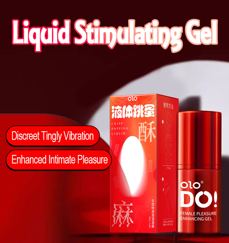 Intimate Pleasure Gel for Women  Tingly Stimulating Liquid  Personal Lubricant