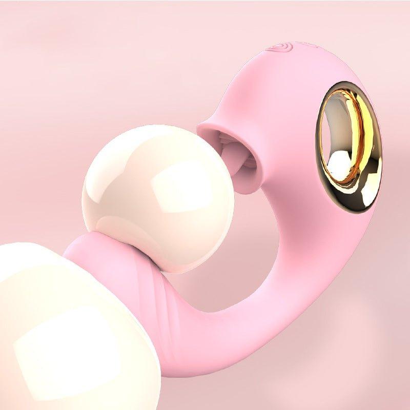 2 in 1 Clitoris G-spot Vibrator Nipple stimulator - Seductiva