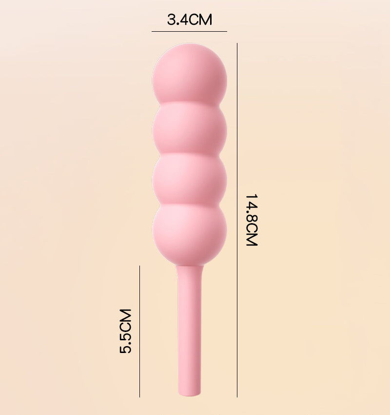 Textured Beaded Silicone Vibrator