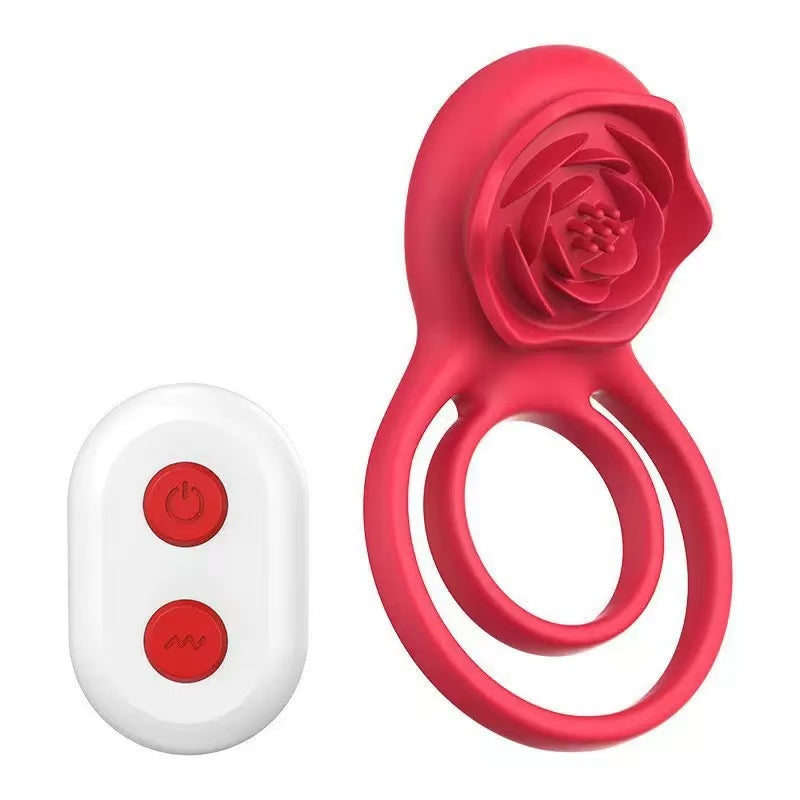 Multi Functional Double Penis Cock Rings with remote control