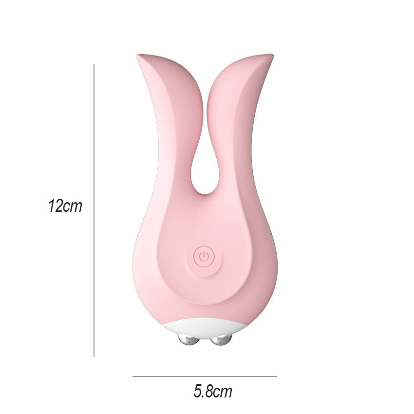 Happy Rabbit Dual-ended Intimate Vibrator  USB Rechargeable, Skin-safe Material, Daily Water-resistant, Low-noise & Powerful Vibration