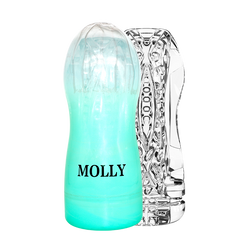 Male transparentTelescopic Rotating Masturbators