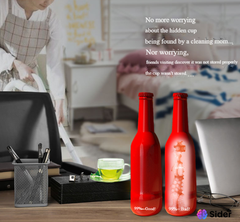 beer bottle-shaped airplane cup masturbator