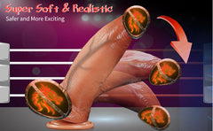 Super soft meat realistic silicone dildos