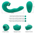 Clitoral suction and licking toy with ergonomic handheld design