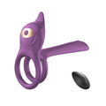 Black 3-in-1 multifunctional penis cock ring with soft silicone design shown on a clean background.