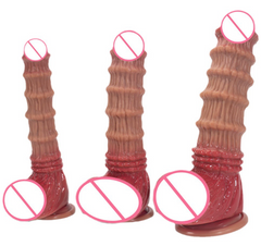 Simulated animal xenodos dildos