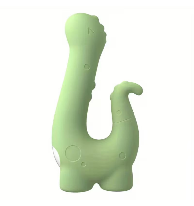 Dinosaur-Inspired Dual-Action Suction Vibrator
