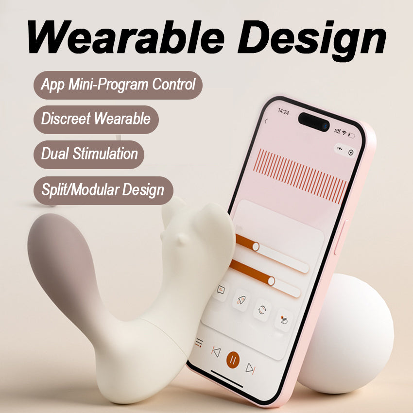 Discreet Wearable Remote-Controlled Vibrator