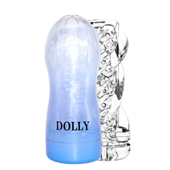 Male transparentTelescopic Rotating Masturbators