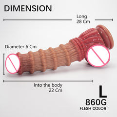 Simulated animal xenodos dildos