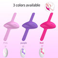 Three color options of wireless vibrator displayed side by side