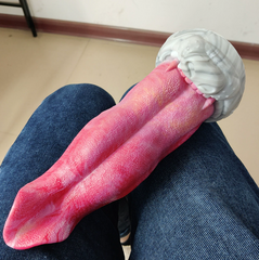 Colorful wolf tongue dildos anal toys