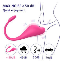 Whale shaped Wireless remote control egg-jumping vibrator