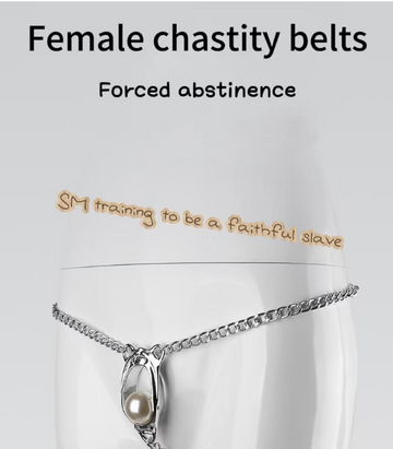 T-shaped chastity belt is used for abstaining, preventing infidelity and locking the penis