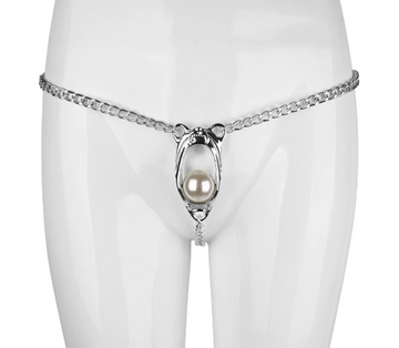 T-shaped chastity belt is used for abstaining, preventing infidelity and locking the penis
