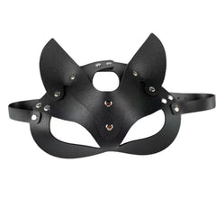 SM sexy fox-shaped leather eye mask