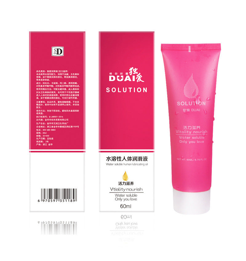 Water-Based Personal Lubricant – Silky, Stringy Moisture