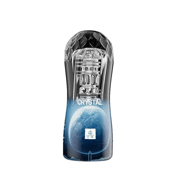 Men's masturbator - Stamina Training, Spiral Suction, Clear See-Through Design