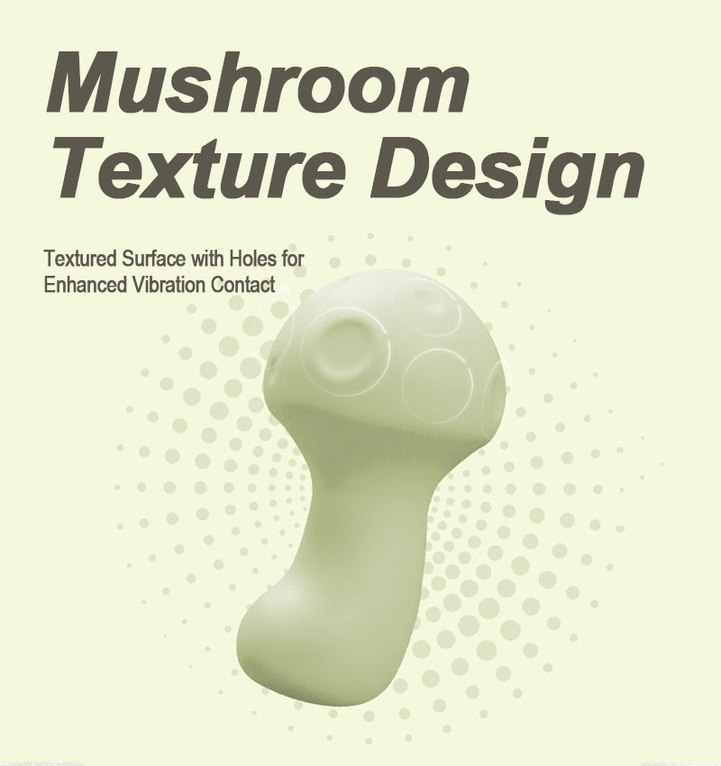 Mushroom-shaped App-Controlled Vibrator, Adult Toy for Women