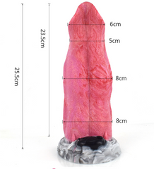 Colorful wolf tongue dildos anal toys