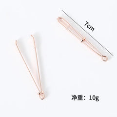 SM V-shaped nipple clamps adjustment elastic clip