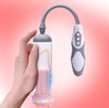 Aircraft cup sucking vacuum men’s penis trainer — transparent cylinder pump with handheld controller, one-hand operation (hero image)