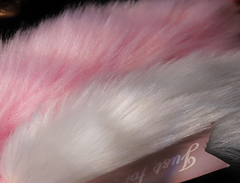 Cat paw bowknol，plush tail anal plug