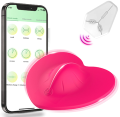 Heart-shaped APP and Remote control  vibrator
