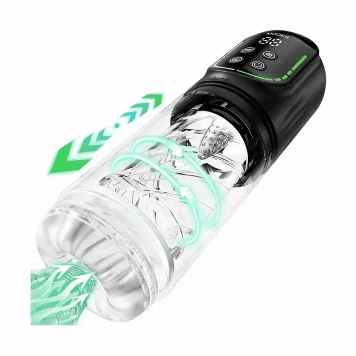 Seductiva 5-in-1 Automatic Thrusting & Sucking Male Masturbator | Thrusting, Suction & Rotation | Seductiva NZ Seductiva 5-in-1 Automatic Thrusting & Sucking Male Masturbator | Thrusting, Suction & Rotation | Seductiva NZ