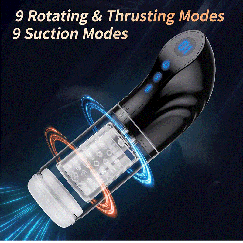 3 in 1 Automatic Men Masturbator | LCD Display Thrusting & Rotating Toy Seductiva 3 in 1 Automatic Men Masturbator | LCD Display Thrusting & Rotating Toy Seductiva