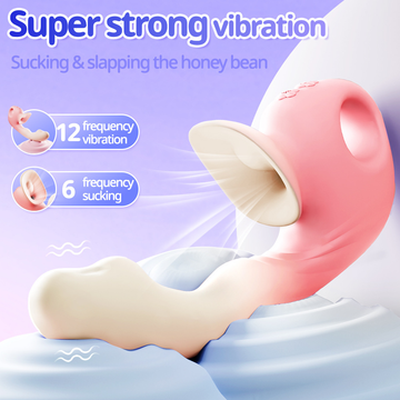 APP remotely controls the vibration stick of the female clitoral stimulation massager for sucking