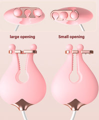 New Breast Massage Female Charging Vibrating Nipple Clip Masturbator Going Out Vibrating Egg Sex Toys