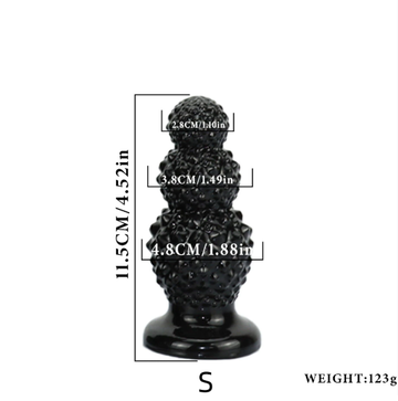 Multiple sizes Durian shaped  Anal plug