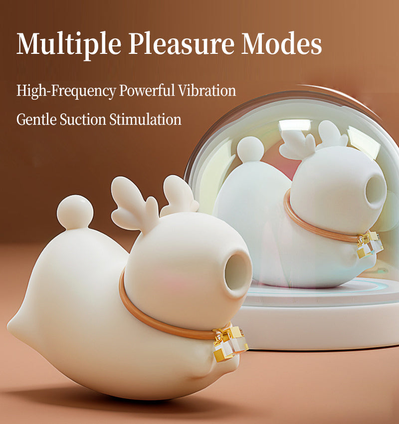 Suction & Flicking App-Controlled Vibrating Egg with UV Sanitizing, for Women