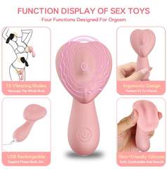 Mushroom head orgasm private parts massage Vibrators