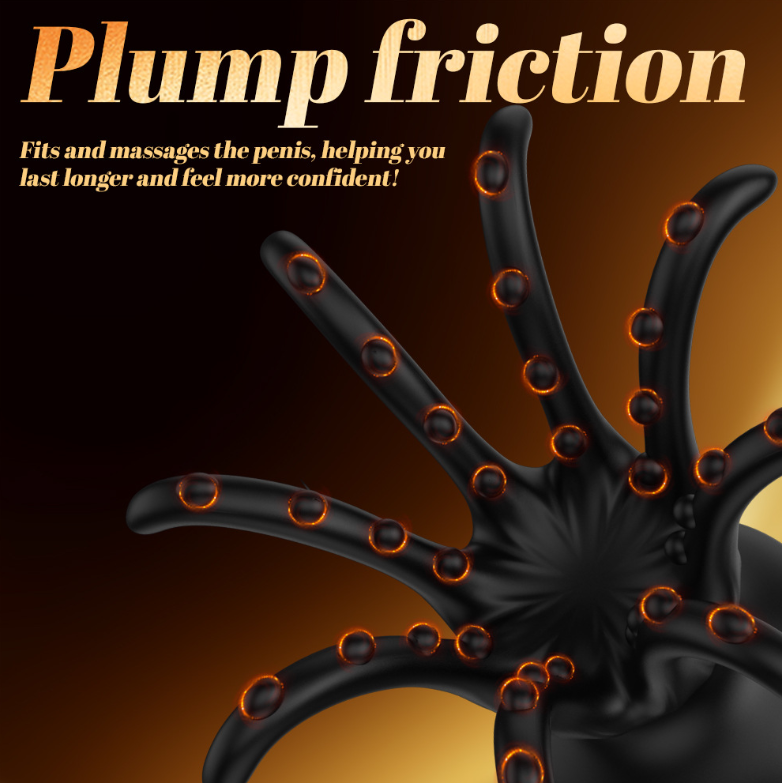 Plump friction tentacle texture — textured tentacles designed to massage the penis for longer-lasting training (feature image)