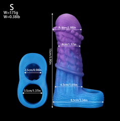 Hollow set massage particles for men lock essence thickened and lengthened mace set sex toys