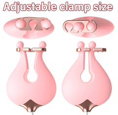 New Breast Massage Female Charging Vibrating Nipple Clip Masturbator Going Out Vibrating Egg Sex Toys