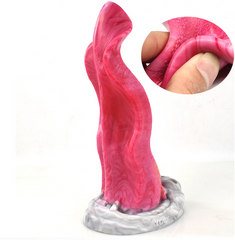 Colorful wolf tongue dildos anal toys