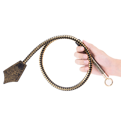 SM Woven leather whips
