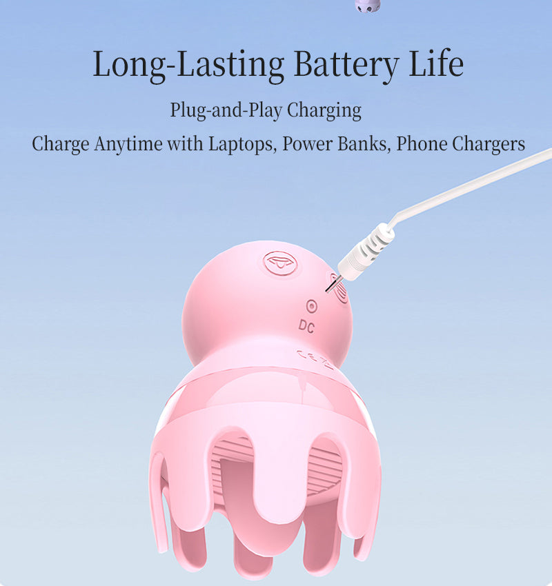 Small octopus sucking licking vibrator clitoral massager for women