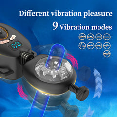 Samurai belt masturbator, wireless remote control, fully automatic, wearable, through-passage male sex masturbator