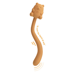 The bear-shaped vibrator is small and portable for women