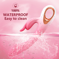 Soft Rabbit waterproof rabbit vibrator — easy to clean waterproof design feature image