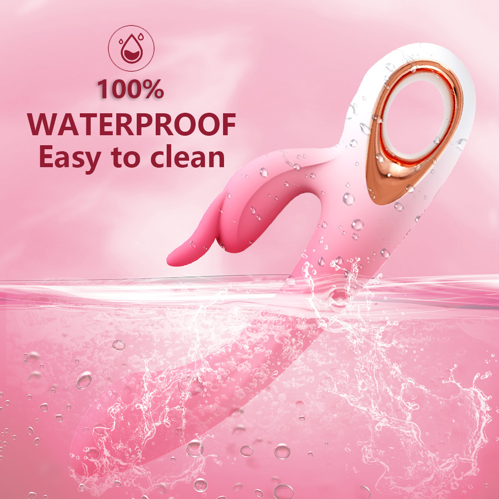 Soft Rabbit waterproof rabbit vibrator — easy to clean waterproof design feature image