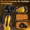 Head & tentacles for multiple stimulation — 360° glans wrapping and tentacle particle stimulation feature graphic