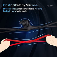 7 Different Sizes Soft Silicone Penis Ring with Vibration - Seductiva